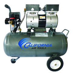 California Air Tools CAT-6310 Ultra Quiet and Oil-Free 1.0 Hp 6.3-Gallon Steel Tank Air Compressor