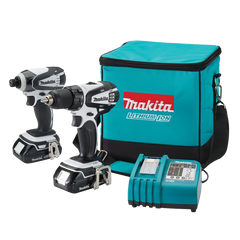 Makita LCT200W 18-Volt Compact Lithium-Ion Cordless Combo Kit 2-Piece